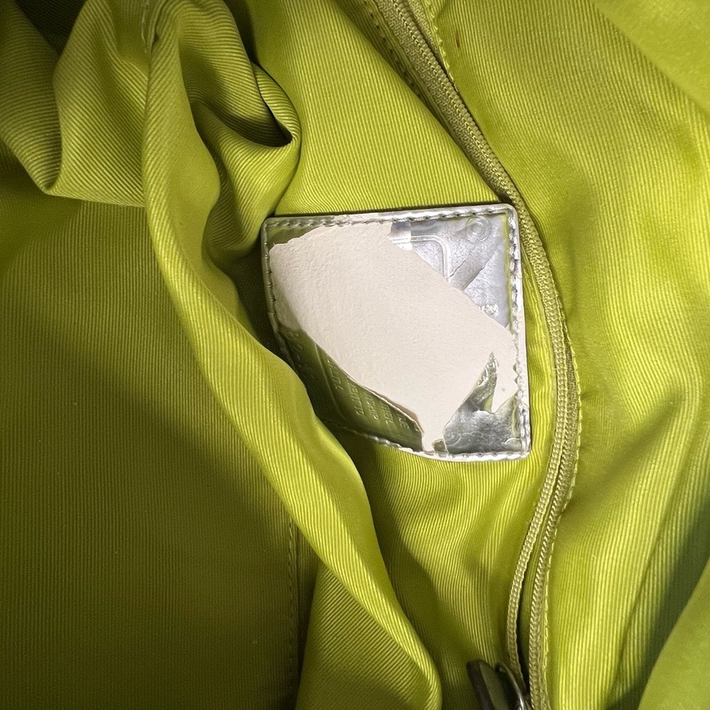 Coach Gray and Green Women's Bag - Picture 9 of 11
